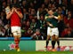 Result: South Africa strike late to down Wales and book place in semi-finals