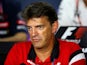 Graeme Lowdon, CEO of Manor Marussia looks on during a press conference after practice for the Formula One Grand Prix of Hungary at Hungaroring on July 24, 2015