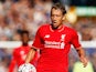 Lucas Leiva of Liverpool in action during the Barclays Premier League match between Everton and Liverpool at Goodison Park on October 4, 2015 in Liverpool, England. 