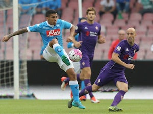 Napoli, Fiorentina goalless at the break