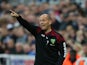 Alex Neil manager of Norwich City gestures during the Barclays Premier League match between Newcastle United and Norwich City at St James' Park on October 18, 2015