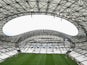 A general view of the Stade Velodrome, prior to the European Rugby Champions Cup semi final match between RC Toulon and Leinster at Stade Velodrome on April 19, 2015 in Marseille, France.