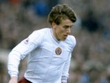 1983: Tony Morley of Aston Villa in action during a match.