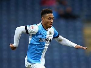 Adam Henley of Blackburn in action during the FA Cup Fourth Round match between Blackburn Rovers and Swansea City at Ewood park on January 24, 2015