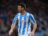 Anthony Gerrard of Huddersfield Town in action during the Budweiser FA Cup Fourth Round match between Huddersfield Town and Charlton Athletic at John Smith's Stadium on January 25, 2014