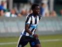 Gael Bigirimana #35 of Newcastle United during a friendly match against the Portland Timbers at Providence Park on July 21, 2015