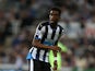 Ivan Toney of Newcastle United in action during the Capital One Cup Second Round between Newcastle United and Northampton Town at St James' Park on August 25, 2015