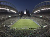 A general view during the match between the Seattle Sounders FC and the Portland Timbers at CenturyLink Field on October 7, 2012