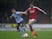 Jordan Turnbull of Swindon Town is tackled by John Fleck of Coventry City during the Sky Bet League One match between Swindon Town and Coventry City at The County Ground on October 24, 2015