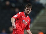 Andy Taylor of Walsall in action during the npower League One match between Milton Keynes Dons and Walsall at Stadium mk on December 26, 2012