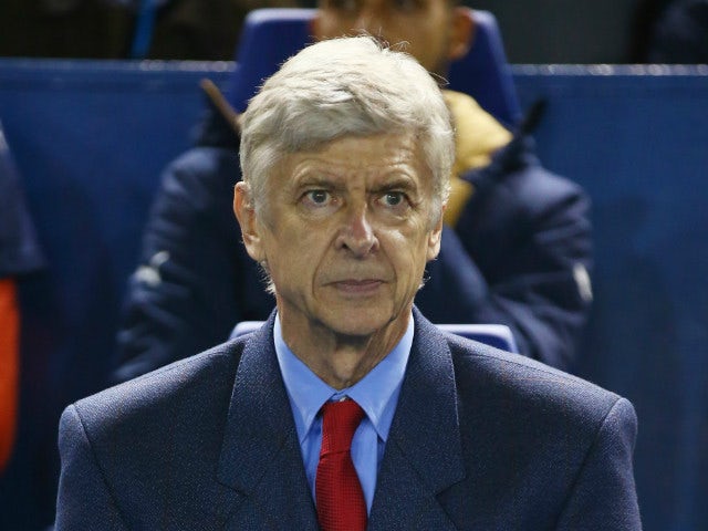 Arsene Wenger the manager of Arsenal looks on during the Capital One Cup fourth round match between Sheffield Wednesday and Arsenal at Hillsborough Stadium on October 27, 2015 in Sheffield, England.