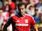 Middlesbrough's Christian Stuani in action during the Sky Bet Championship match between Middlesbrough and Leeds United at the Riverside on September 27, 2015 in Middlesbrough, England. 