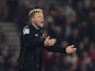 Eddie Howe manager of Bournemouth reacts during the Barclays Premier League match between Southampton and A.F.C. Bournemouth at St Mary's Stadium on November 1, 2015