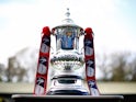 The FA Cup is seen prior to the FA Cup First Round match between FC Halifax and Bradford City on November 9, 2014 in Halifax, England.