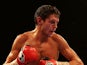Gavin McDonnell of Doncaster during the EBU Super-Bantamweight Championship at Motorpoint Arena on October 24, 2015