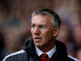 Sheffield United manager Nigel Adkins looks on during the pre season friendly match between Sheffield United and Newcastle United at Bramall Lane on July 26, 2015