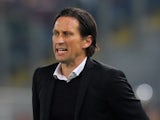 Bayer Leverkusen head coach Roger Schmidt looks on during the UEFA Champions League Group E match between AS Roma and Bayer 04 Leverkusen at Olimpico Stadium on November 4, 2015