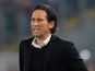 Bayer Leverkusen head coach Roger Schmidt looks on during the UEFA Champions League Group E match between AS Roma and Bayer 04 Leverkusen at Olimpico Stadium on November 4, 2015