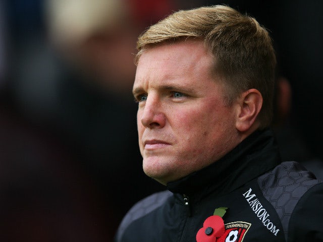 Eddie Howe Manager of Bournemouth looks on prior to the Barclays Premier League match between A.F.C. Bournemouth and Newcastle United at Vitality Stadium on November 7, 2015 in Bournemouth, England.