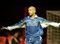 Chelsea player/manager Gianluca Vialli celebrates his goal during the Worthington Cup fourth round match against Arsenal at Highbury in London on 11 November, 1998