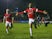 Richie Allen of Salford City celebrates as he scores their second goal during the Emirates FA Cup first round match between Salford City and Notts County at Moor Lane on November 6, 2015 in Salford, England. 