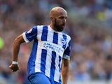 Bruno of Brighton in action during the Sky Bet Championship match between Brighton & Hove Albion and Nottingham Forest at Amex Stadium on August 7, 2015