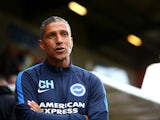 Brighton manager Chris Hughton looks on ahead of the Pre Season Friendly between Crawley Town and Brighton & Hove Albion at the Checkatrade.com Stadium on July 22, 2015
