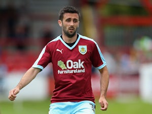 Daniel Lafferty of Burnley during a Pre Season Friendly match between Accrington Stanley and Burnley at The Store First Stadium on July 18, 2015