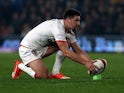 Gareth Widdop of England during the International Rugby League Test Series match between England and New Zealand at KC Stadium on November 1, 2015