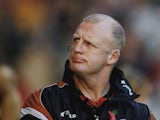 Charlton Athletic manager Iain Dowie looks on during the Barclays Premiership match between Charlton Athletic and Manchester City at The Valley on November 4, 2006