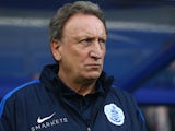 QPR Interim Head Coach Neil Warnock looks on before kick off during the Sky Bet Championship match between Queens Park Rangers and Preston North End at Loftus Road on November 7, 2015