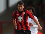 Peter Murphy of Morecambe during a Pre Season Friendly match between Morecambe and Bolton Wanderers at Globe Arena on July 17, 2015 in Morecambe, England.
