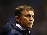 Phil Parkinson, manager of Bradford City looks on during the FA Cup Quarter Final Replay match between Reading and Bradford City at Madejski Stadium on March 16, 2015