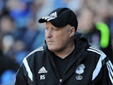 Russell Slade, Manager of Cardiff City during the Sky Bet Championship match between Cardiff City and Charlton Athletic at the Cardiff City Stadium on September 26, 2015