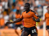Wolves player Sheyi Ojo in action during the Capital One Cup First Round match between Wolverhampton Wanderers and Newport County at Molineux on August 11, 2015