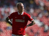 Simon Makienok of Charlton Athletic during the Sky Bet Championship match between Charlton Athletic v Queens Park Rangers at The Valley on August 8, 2015
