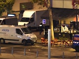 The restaurant outside the Stade de France where explosions were reportedly heard on November 13, 2015