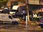 The restaurant outside the Stade de France where explosions were reportedly heard on November 13, 2015