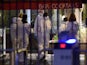 Forensic specialists arrive at the Stade de France on November 13, 2015