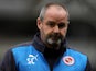 Reading manager Steve Clarke looks on ahead of the Sky Bet Championship match between Fulham and Reading on October 24, 2015