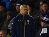 Arsene Wenger Manager of Arsenal looks on during the Barclays Premier League match between West Bromwich Albion and Arsenal at The Hawthorns on November 21, 2015