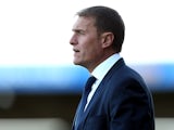 Leyton Orient manager Ian Hendon looks on during the Sky Bet League Two match between Northampton Town and Leyton Orient at Sixfields Stadium on September 26, 2015