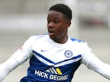 Jermaine Anderson of Peterborough in action during the Sky Bet League One match between Peterborough United and Port Vale at London Road Stadium on September 6, 2014 in Peterborough, England. 