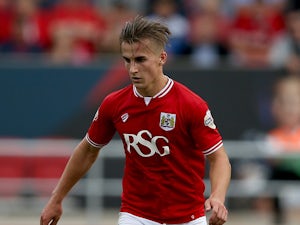 Joe Bryan of Bristol City during the Sky Bet Championship match between Bristol City and Burnley at Ashton Gate on August 29, 2015