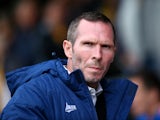 Oxford manager Michael Appleton looks on during the Sky Bet League Two match between Cambridge United and Oxford United at The Abbey Stadium on October 11, 2014