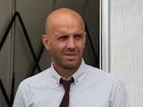 Exeter City manager Paul Tisdale looks on prior to the Sky Bet League Two match between Northampton Town and Exeter City at Sixfields Stadium on August 15, 2015