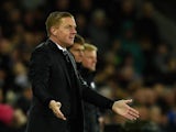 Swansea manager Garry Monk reacts during the Barclays Premier League match between Swansea City and A.F.C. Bournemouth at Liberty Stadium on November 21, 2015