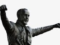A statue of Bill Shankly stands outside Anfield stadium before the Barclays Premiership match between Liverpool and Newcastle United at Anfield on September 20, 2006