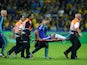 John Terry of Chelsea leaves the field on a stretcher during the UEFA Champions League Group G match between Maccabi Tel-Aviv FC and Chelsea FC at Sammy Ofer Stadium on November 24, 2015