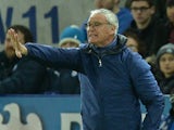 Leicester City's Italian manager Claudio Ranieri gestures during the English Premier League football match between Leicester City and Manchester United at the King Power Stadium in Leicester, central England on November 28, 2015.